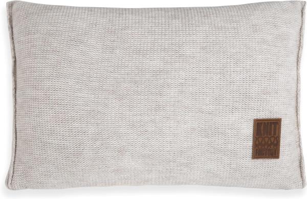 Knit Factory Uni Kissen 60x40 cm Beige