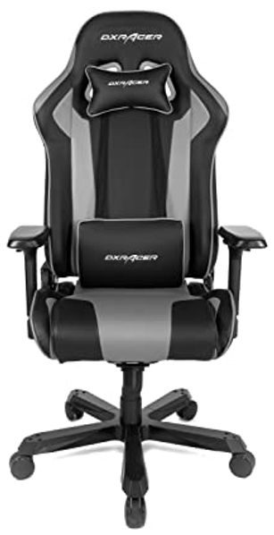 DXRacer Gaming Stuhl K-Serie King K99 schwarz-grau, 71 x 71 x 142 cm