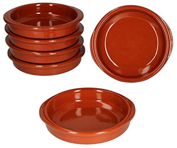 MamboCat Tapas-Schale 6er Set Cazuela Bernd S Ø 12cm Tonschalen mit Griffen, Ton
