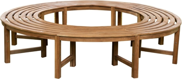 CLP Baumbank Nila 206cm rund rund 360°,braun