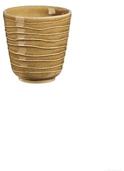 ASA Selection cordo Becher Espresso Golden Milk, Espressobecher, Kaffeetasse, Tasse, Steinzeug, Gelb, 80 ml, 22001188