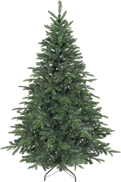 HOMCOM Künstlicher Weihnachtsbaum realistisches Aussehen, flammenhemmend, Tannenbaum, für Weihnachtsfest, Indoor, Grün