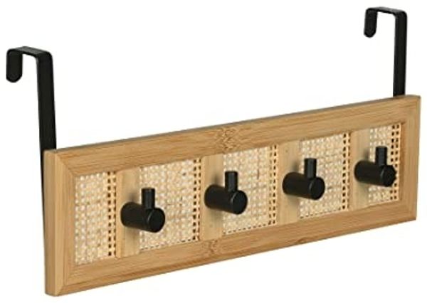 Türhakenleiste ALLEGRE BAMBOO, 4 Haken, WENKO