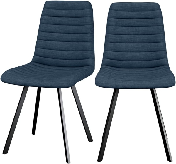 Selsey Esszimmerstuhl, Dunkelblau, 88 x 46 x 60 cm Bild 1