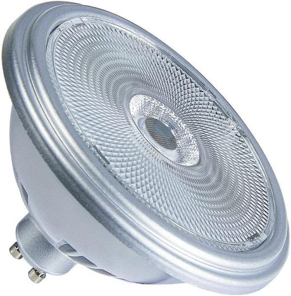 SLV QPAR111 GU10, LED Leuchtmittel silber 12,5W 4000K CRI90 60° - LED Lampen Sockel GU10