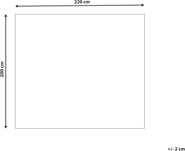 Tagesdecke LINDULA Baumwolle 200 x 220 cm Taupe Bild 3