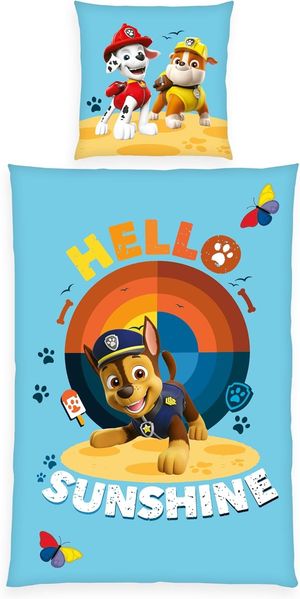 Paw Patrol Bettwäsche 135 x 200 cm Baumwolle Kinder Bettset 2 teilig Wendemotiv