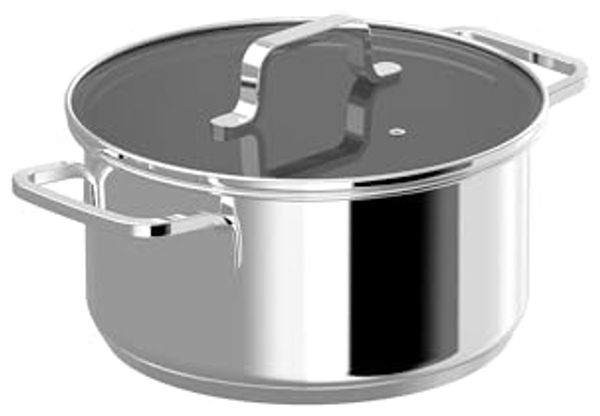 BergHOFF 1315079 3 l Edelstahl Edelstahl Edelstahl Keramik Elektro Gas Halogen Induktion Edelstahl