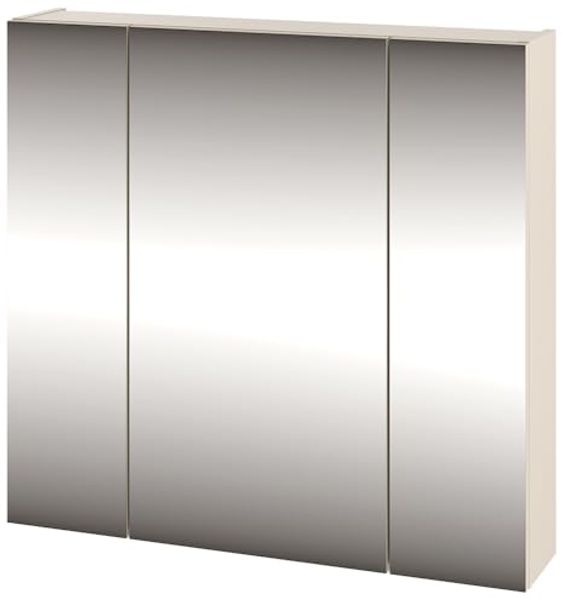 Lomadox Spiegelschrank AQUINO-140 Badezimmerspiegel Spiegel Badezimmerschrank 80 cm breit in kaschmir