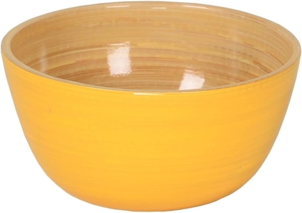 albert L. Bambus Bowl 10x5 yellow