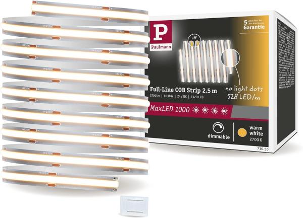Paulmann 71050 MaxLED 1000 LED Stripe Full-Line COB Einzelstripe 250cm