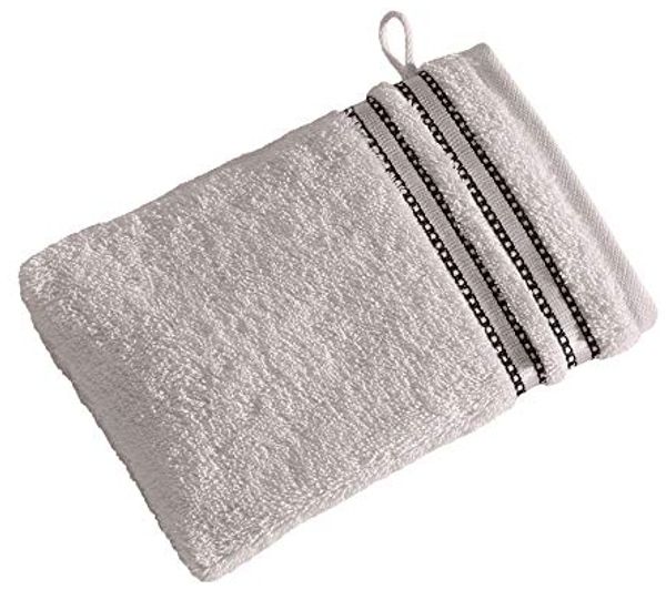 Vossen Handtücher Cult de Luxe | Waschhandschuh 16x22 cm | light grey