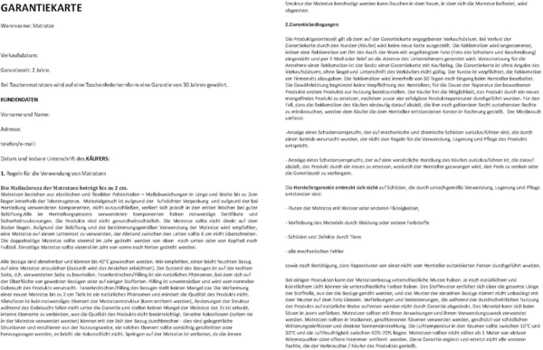 Matratzen Orio 100x200 cm Bild 8