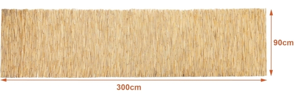 Schilfzaun Abbateggio 90x300 cm [casa. pro] Bild 3