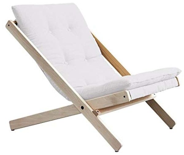 KARUP DESIGN BOOGIE Futon Liegestuhl Gestell Weiß / Bordeaux Bild 5