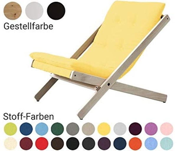 KARUP DESIGN BOOGIE Futon Liegestuhl Gestell Weiß / Bordeaux Bild 4
