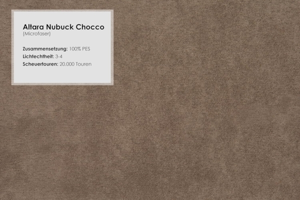 CAVADORE Sitzbank Amba, Trendige Polsterbank 2,5-sitzig für Küche, Esszimmer oder Wohnküche / Küchenbank passend zum 2,5-Sitzer Amba / 139 x 52 x 54 / Hochwertiges Mikrofaser: Hellbraun Bild 6