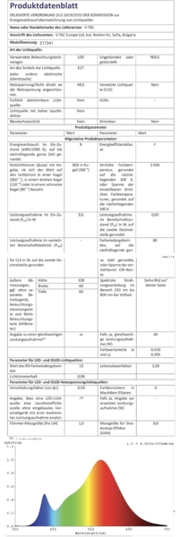V-TAC 3x LED Glühbirne E27 8,5W (entspricht 60W) A60-806Lumen - LED Lampe 4000K Neutralweiß - LED Glühlampen - Energiesparlampe - 3er Pack Bild 8