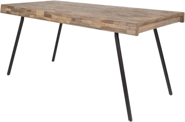 WHITE LABEL LIVING Suri Esstisch Teakholz 180x90 cm