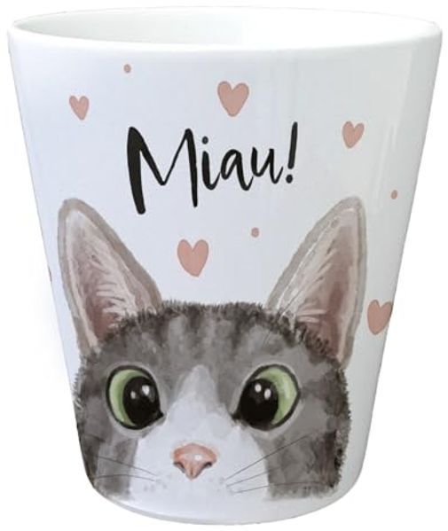 speecheese Blumentopf Miau Katze Blumentopf