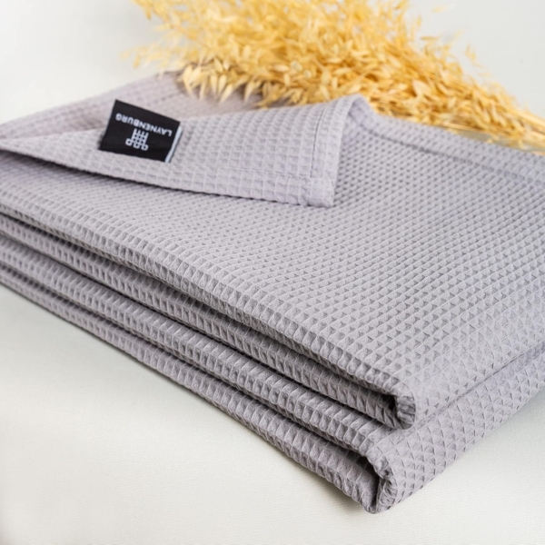 Laynenburg Tagesdecke LAYNENBURG Tagesdecke Waffelpique Baumwolle 150x200–240x260 cm, Wohndecke als Sommerdecke, Bett-Überwurf, Couch-Überwurf, Sofa-Decke Bild 6