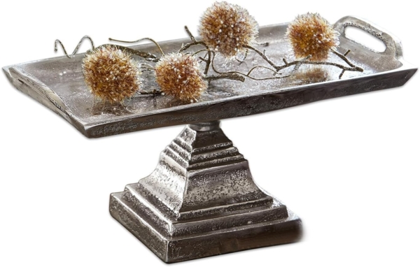 Mirabeau Etagere Etagere Samson silber, Aluminiumguss