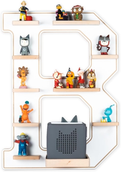 Boarti Tonie Regal Buchstabe „B“, weiß