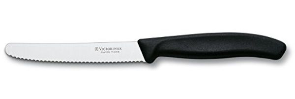 Tomaten-/Wurstmesser Classic Victorinox 11 cm schwarz 20 Stk/Krt