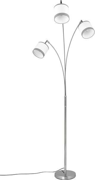 lightling Stehlampe Davis, ohne Leuchtmittel, Fußschalter, E14