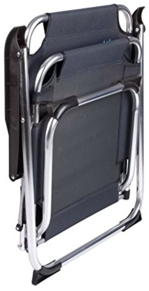 Alu Camping Klappstuhl graphite Bild 6