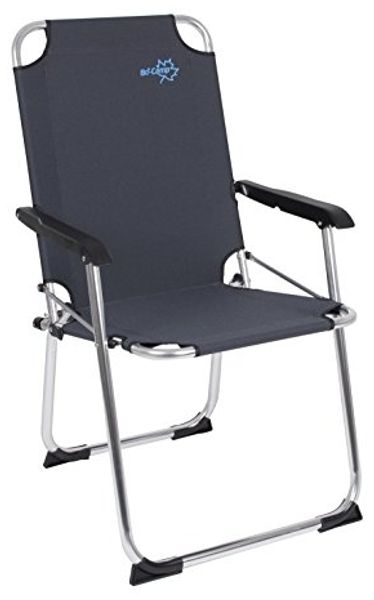 Alu Camping Klappstuhl graphite Bild 5