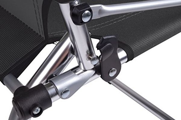 Alu Camping Klappstuhl graphite Bild 7