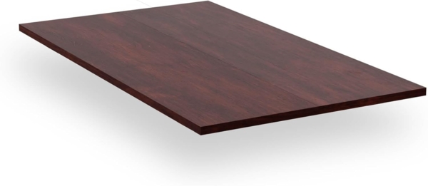 Blumfeldt Bearsdon Tischplatte 140x80 - Langlebiges Holz, Kratzfest & Hitzebeständig, Ideal für Esszimmer - Modernes Teakholz-Finish, Perfekt für Industrielle & Minimalistische Räume