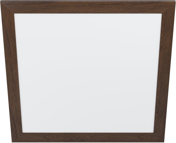 Eglo 99475 Deckenleuchte PIGLIONASSO dunkelbraun L:64,5 B:64,5 H:5,5cm 4000K