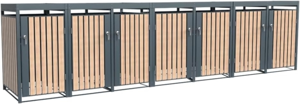 Westmann Metall Mülltonnenbox Planta | 7x240 L |