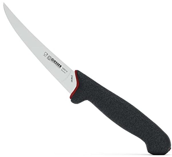 GIESSER Ausbeinmesser Fleischermesser 12250 13/15, PrimeLine, scharf, rutschfest, weicher Griff, sicherer Griff