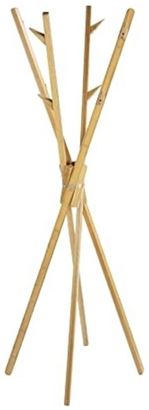 WENKO Kleiderständer Mikado Holz 12 Haken 66,5x170,0 cm