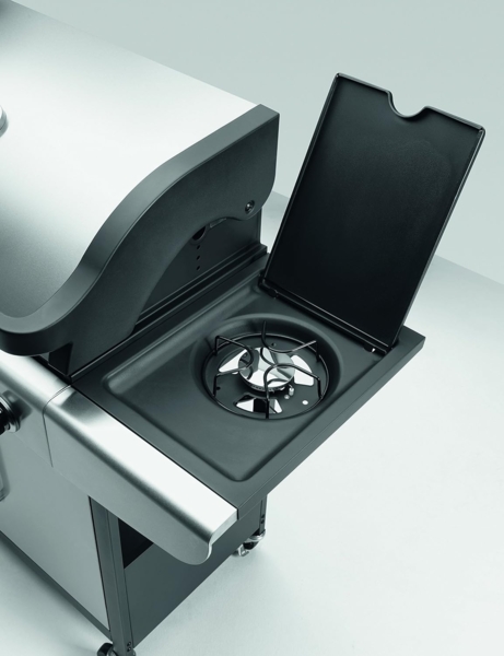 Justus 'Ares 4 SU' BBQ Gasgrill, 4+1 Brenner, Edelstahl silber, 133 x 57 x 112 cm Bild 4