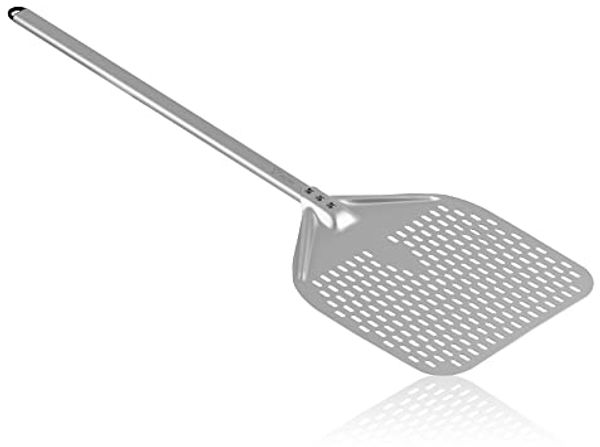 BBQ-Toro Pizzaschieber Aluminium Pizzaschaufel 30 x 26 cm, Pizzaheber, Pizzaschieber