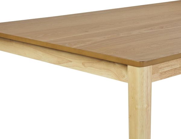 Tisch für 8 Personen ERMELO 200 cm 100 cm Holzoptik Heller Holzfarbton Bild 5