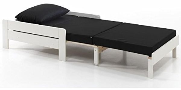 VIPACK Oliver Sessel / Gästebett inkl. Matratze Weiß