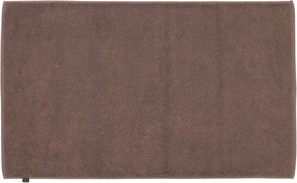 Badteppich Loop 70x120 cm, Baumwolle, Braun, Grau