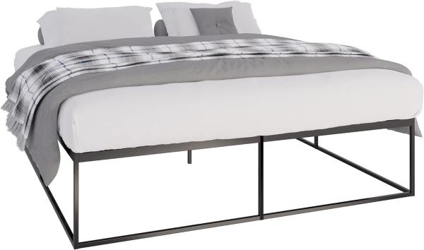 Metallbett Scala 200x180x46 cm (Farbe: schwarz)