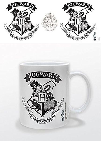 empireposter Harry Potter Hogwarts Crest Black Größe (cm), ca. Ø8,5 H9,5cm Beschreibung: Keramik Tasse