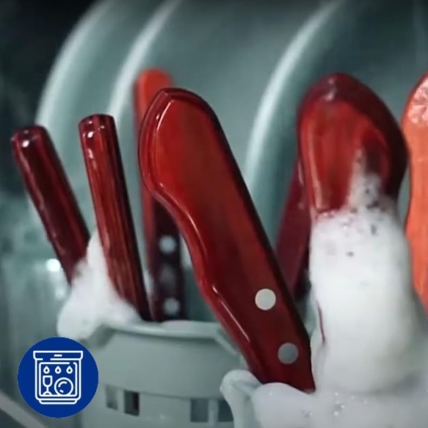 Tramontina Besteck-Set Pizzabesteck Set für 4 Personen - 4x Pizzamesser, 4x Pizzagabeln (8-tlg), 4 Personen, Edelstahl, 8-tlg, rostfreier Edelstahl, FSC, spülmaschinenfest Bild 4