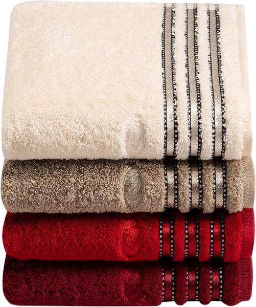 Vossen Handtücher Cult de Luxe|Gästetuch 30x50 cm| rubin Bild 6