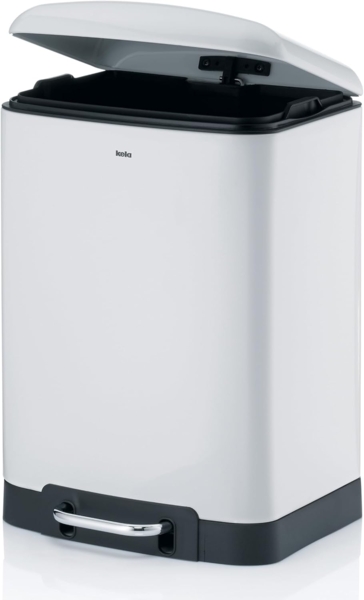 Kela 'Davino' Treteimer, 12 L, Edelstahl, weiß Bild 7