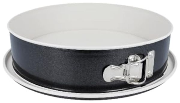 EUROHOME Springform Kuchenform rund Ø28 cm Antihaftbeschichtung, (2-tlg), Kuchenform rund - Backform Kuchen antihaft