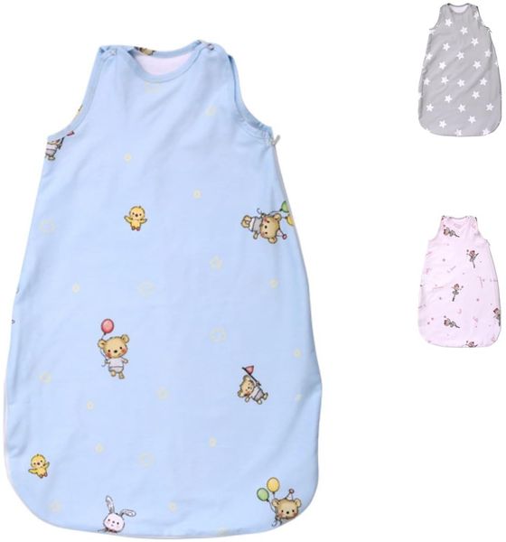 Lorelli Baby-Sommerschlafsack Summer, Länge 80 cm, Breite 42 cm, 100% Baumwolle blau