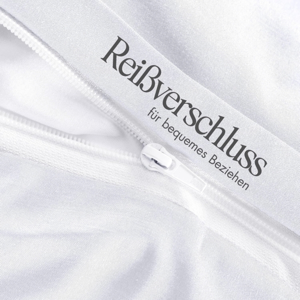 Utopia Bedding Bettwäsche Set - Mikrofaser Bettbezug 260x240 cm + 2 Kissenbezüge 65x65 cm - Weiß Bild 8